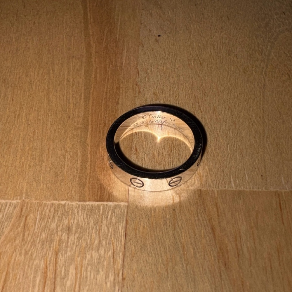 Cartier White Gold Love Ring with Signature Screw Motif (Authentic Cartier) - Picture 5 of 5
